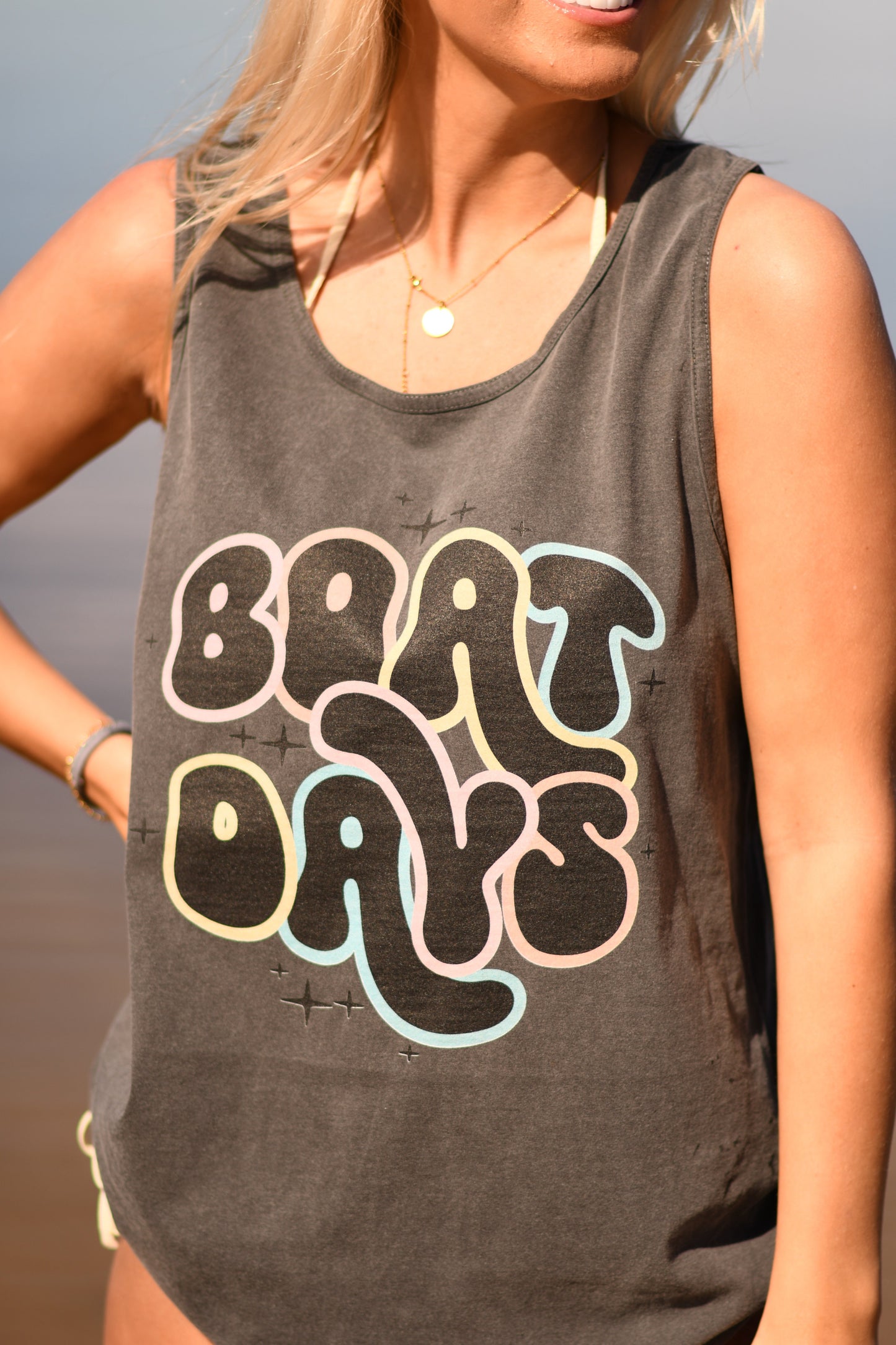 Boat days tee or tank