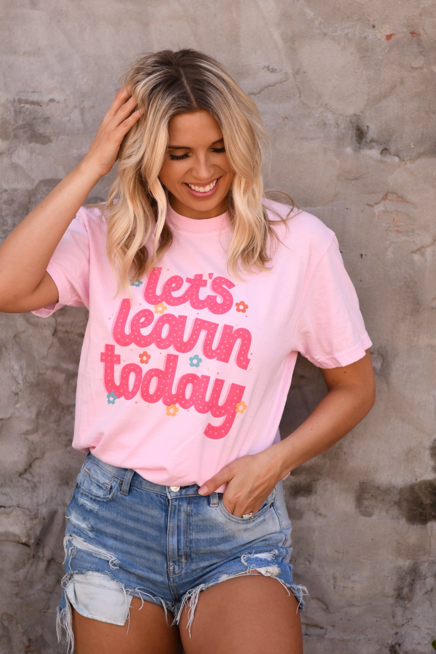 Let’s Learn Today tee