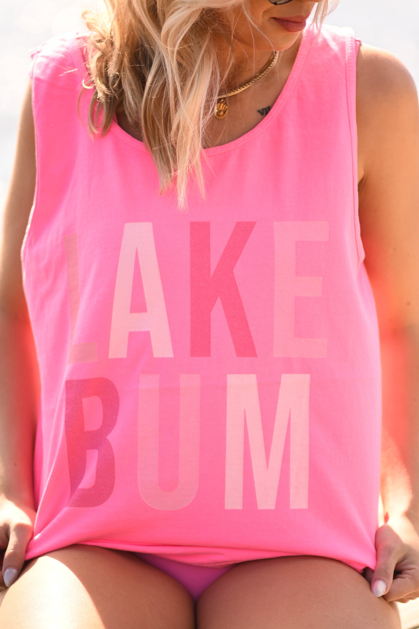 Lake bum tank/tee