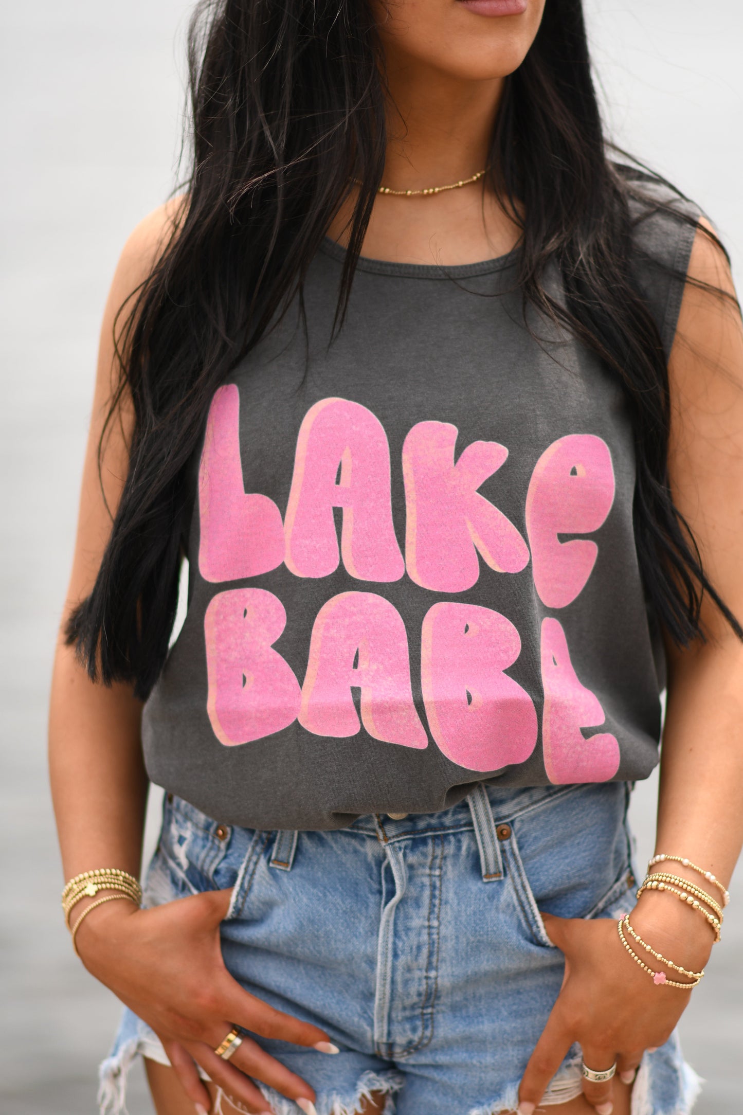 Lake babe tee/tank
