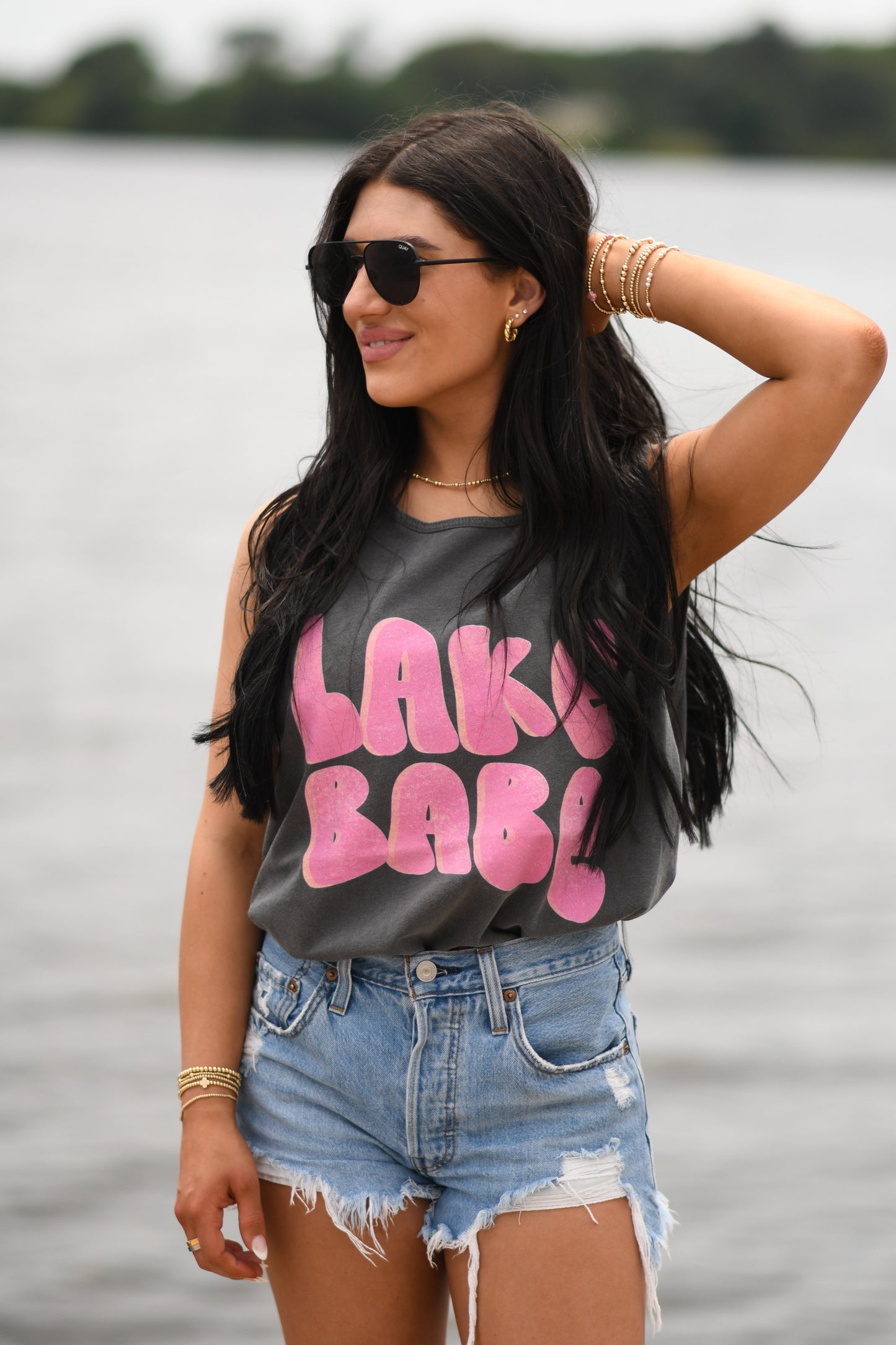 Lake babe tee/tank