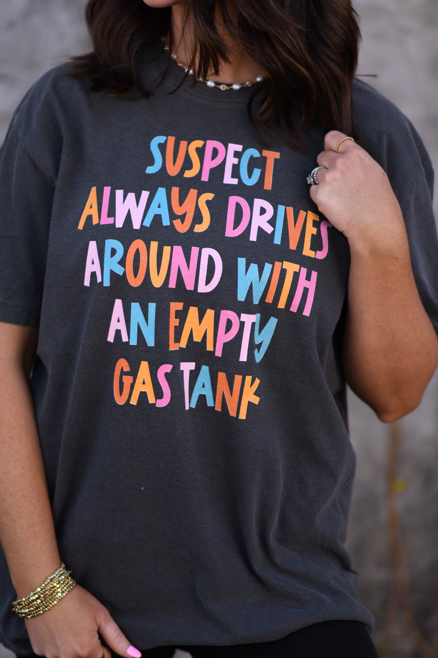 Suspect Always Drives Tee