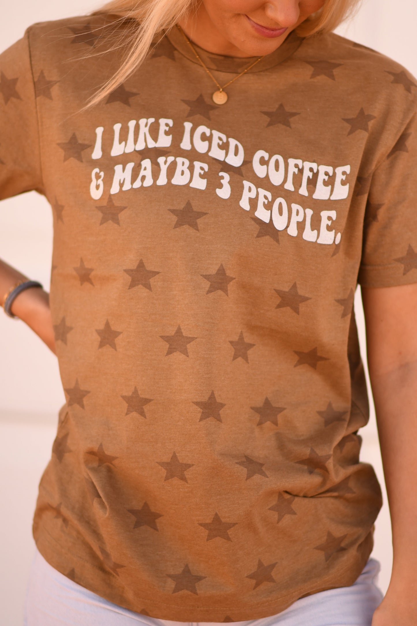 I like iced coffee tee