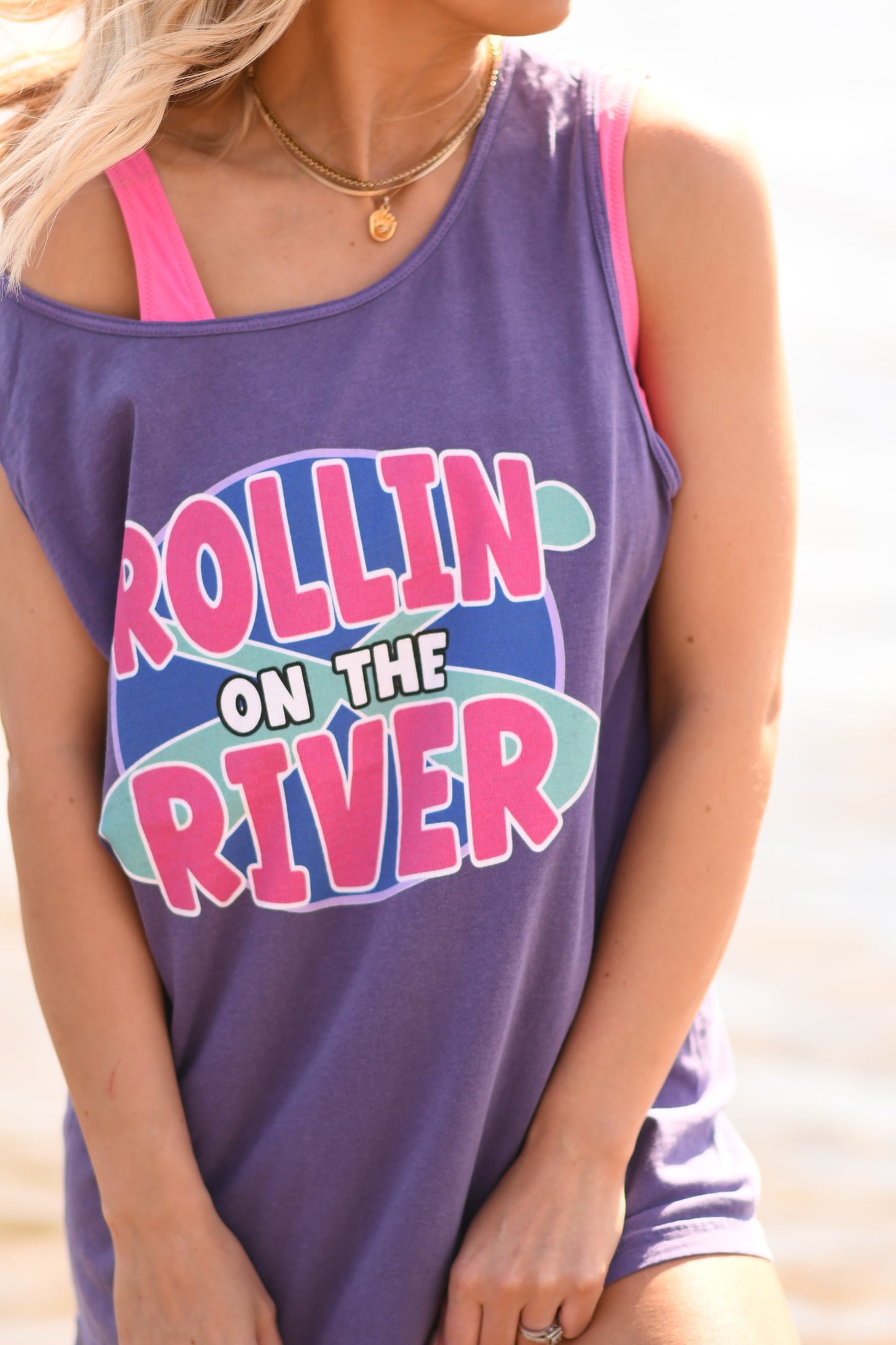 Rolling on the river tee/tank