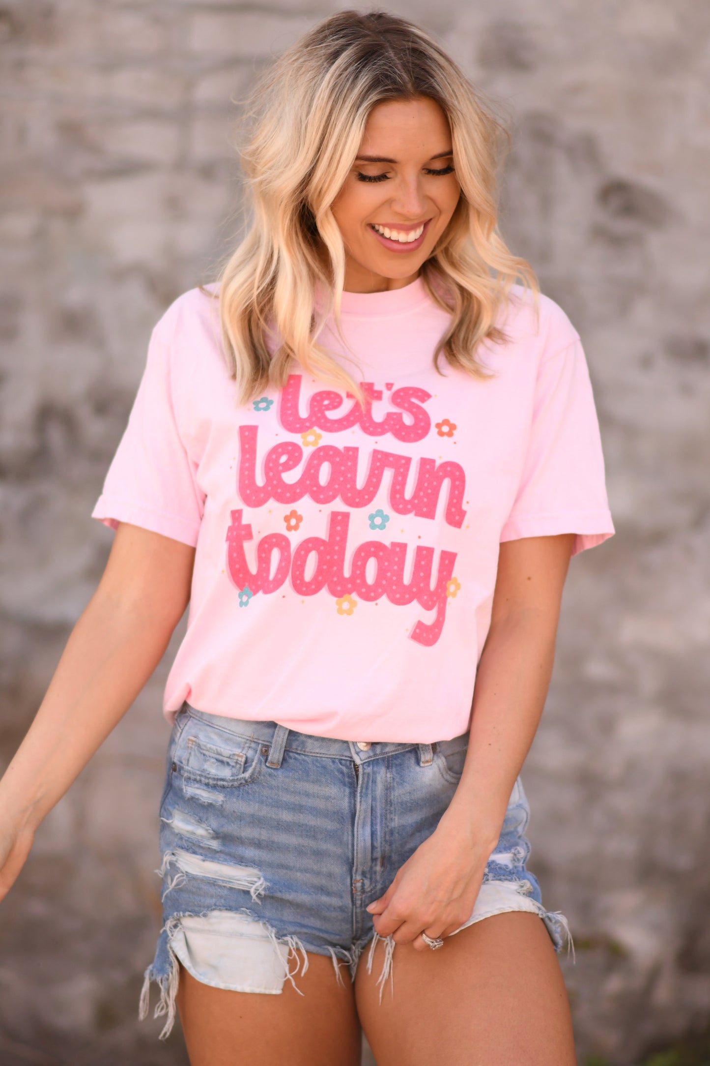 Let’s Learn Today tee