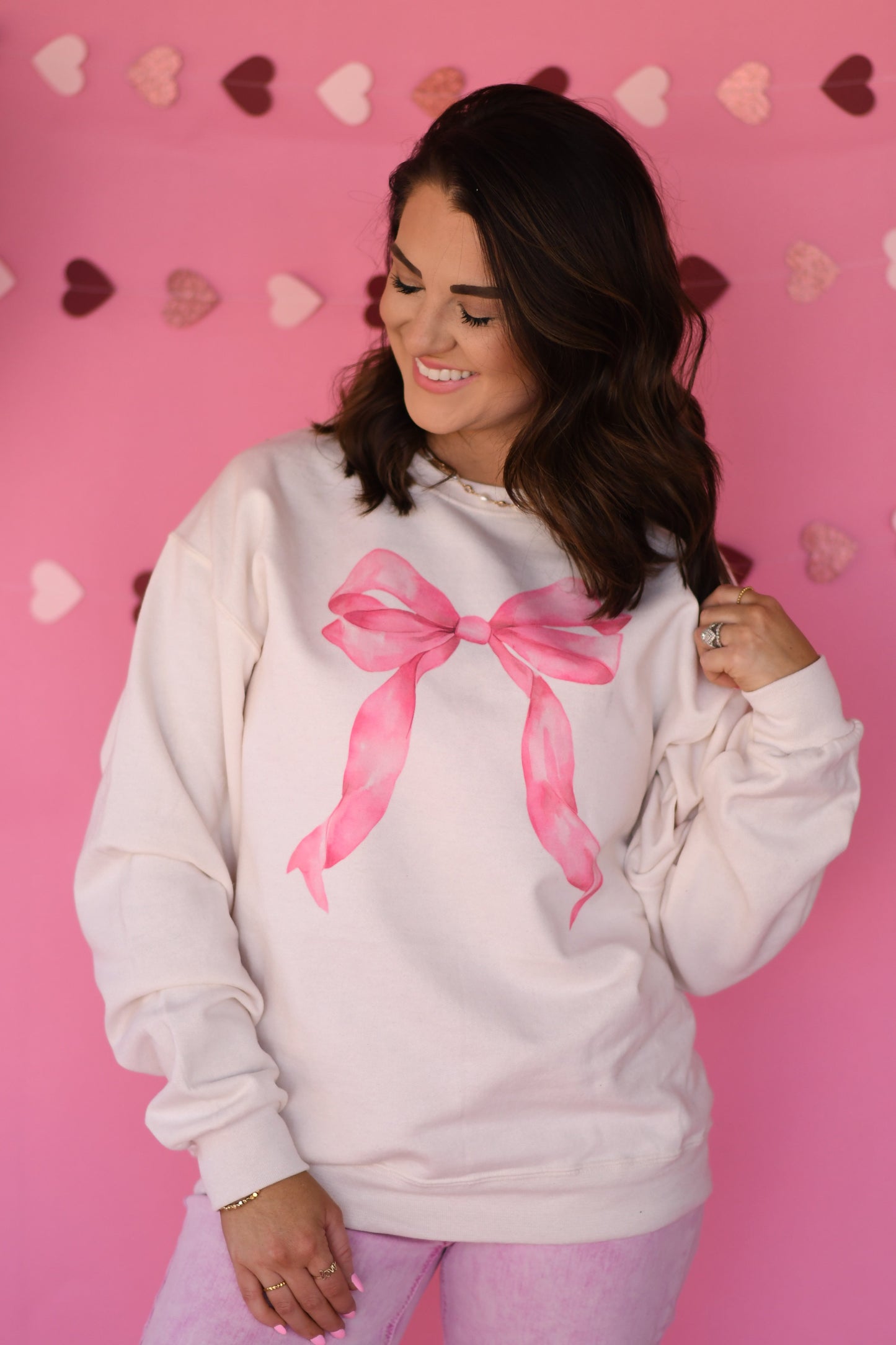 Dainty Bow Sweatshirt
