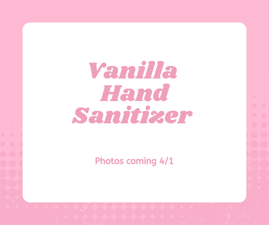 Vanilla Hand Sanitizer Spray *Preorder*