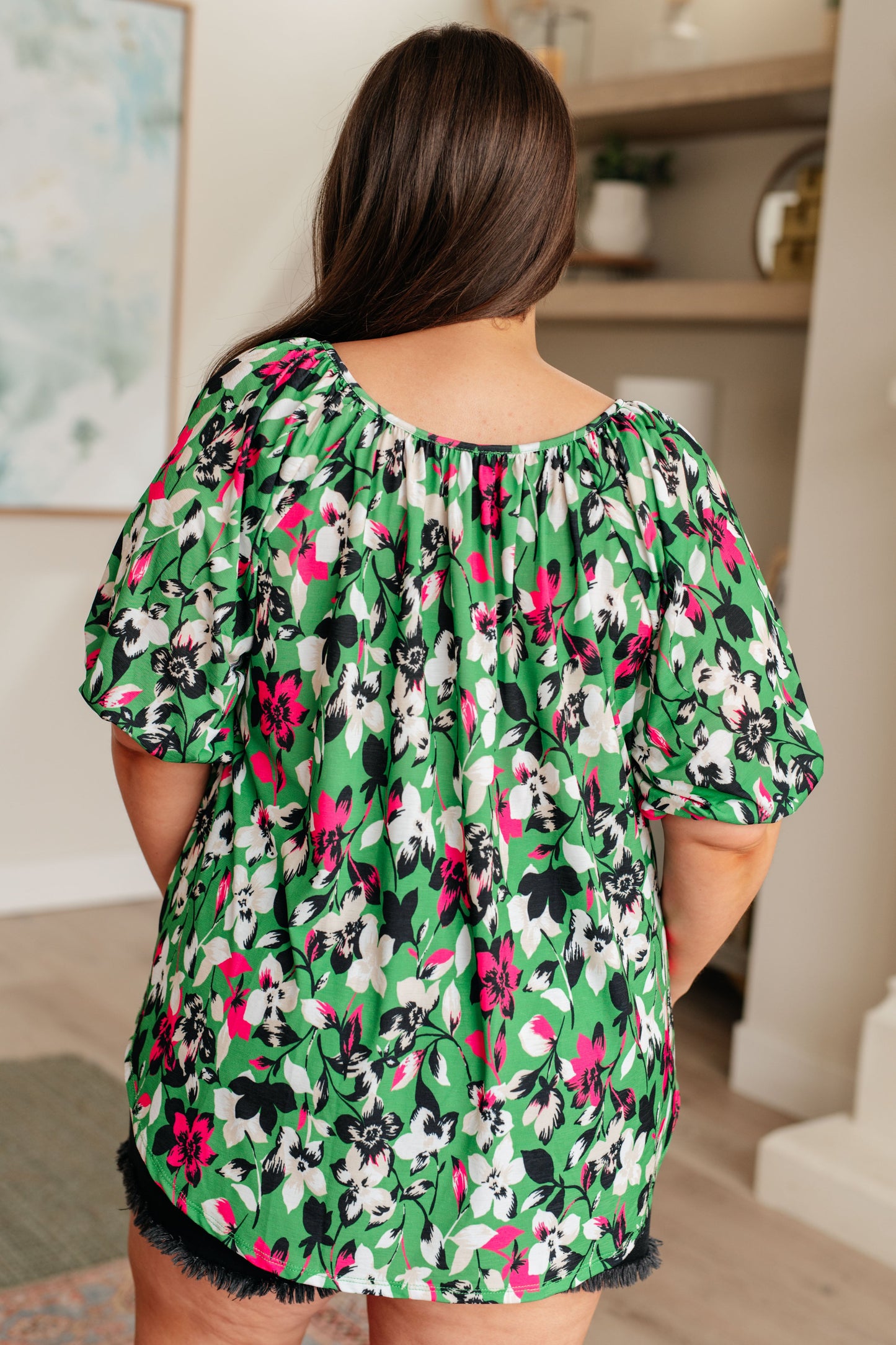 Wild and Bright Floral Top