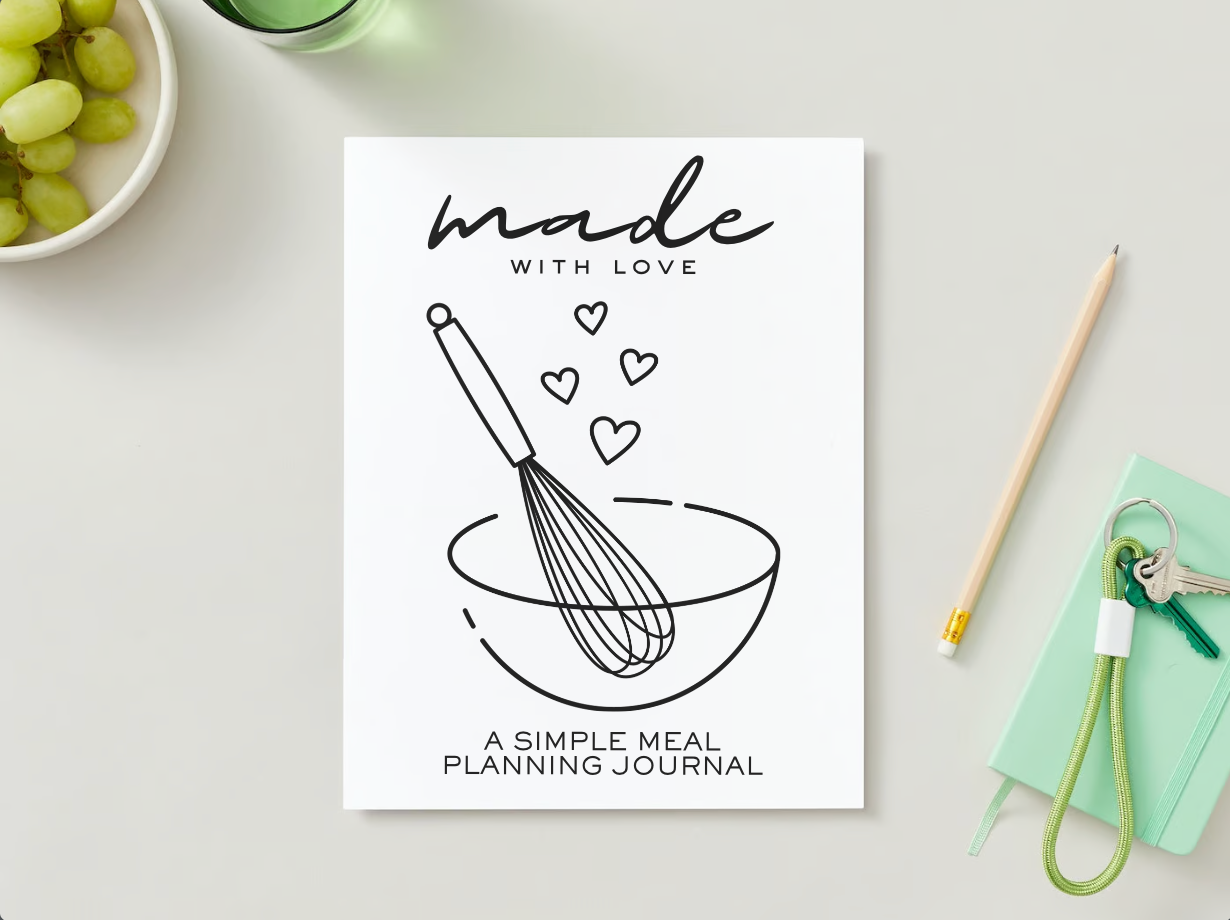 Digital (Printable) Meal Planning Journal