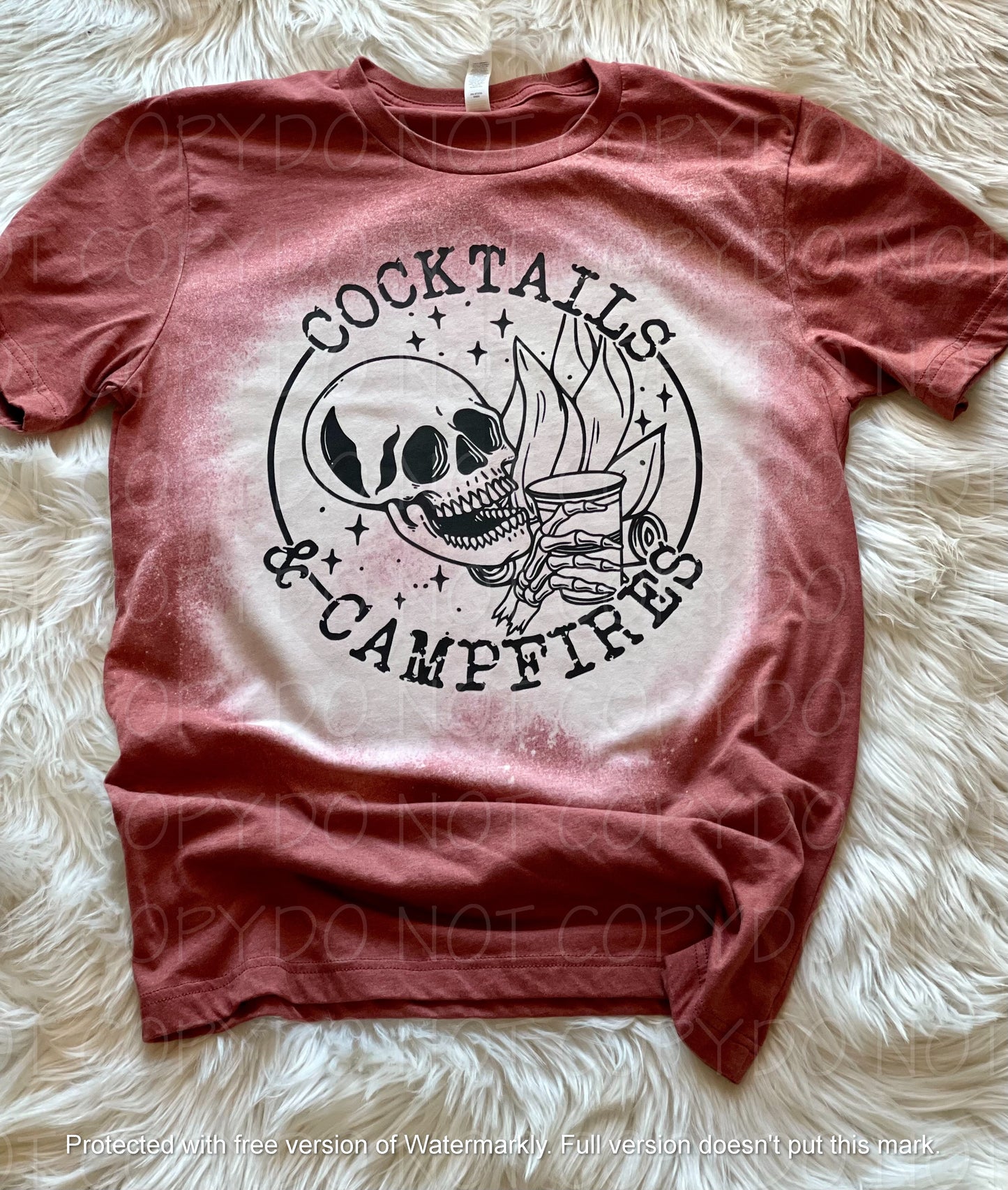 Cocktails & Campfire tee